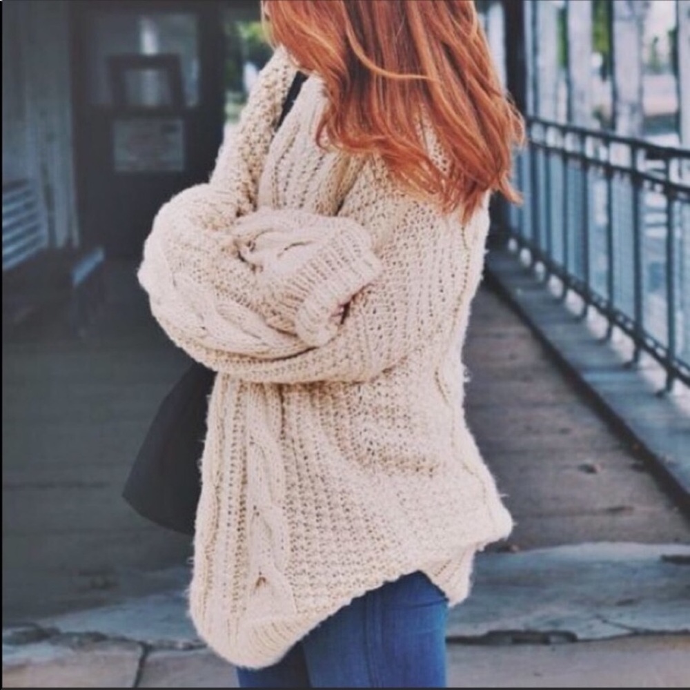URBAN OUTFITTERS UNIF REVERB Chunky Knit Sweater - Picture 1 of 6